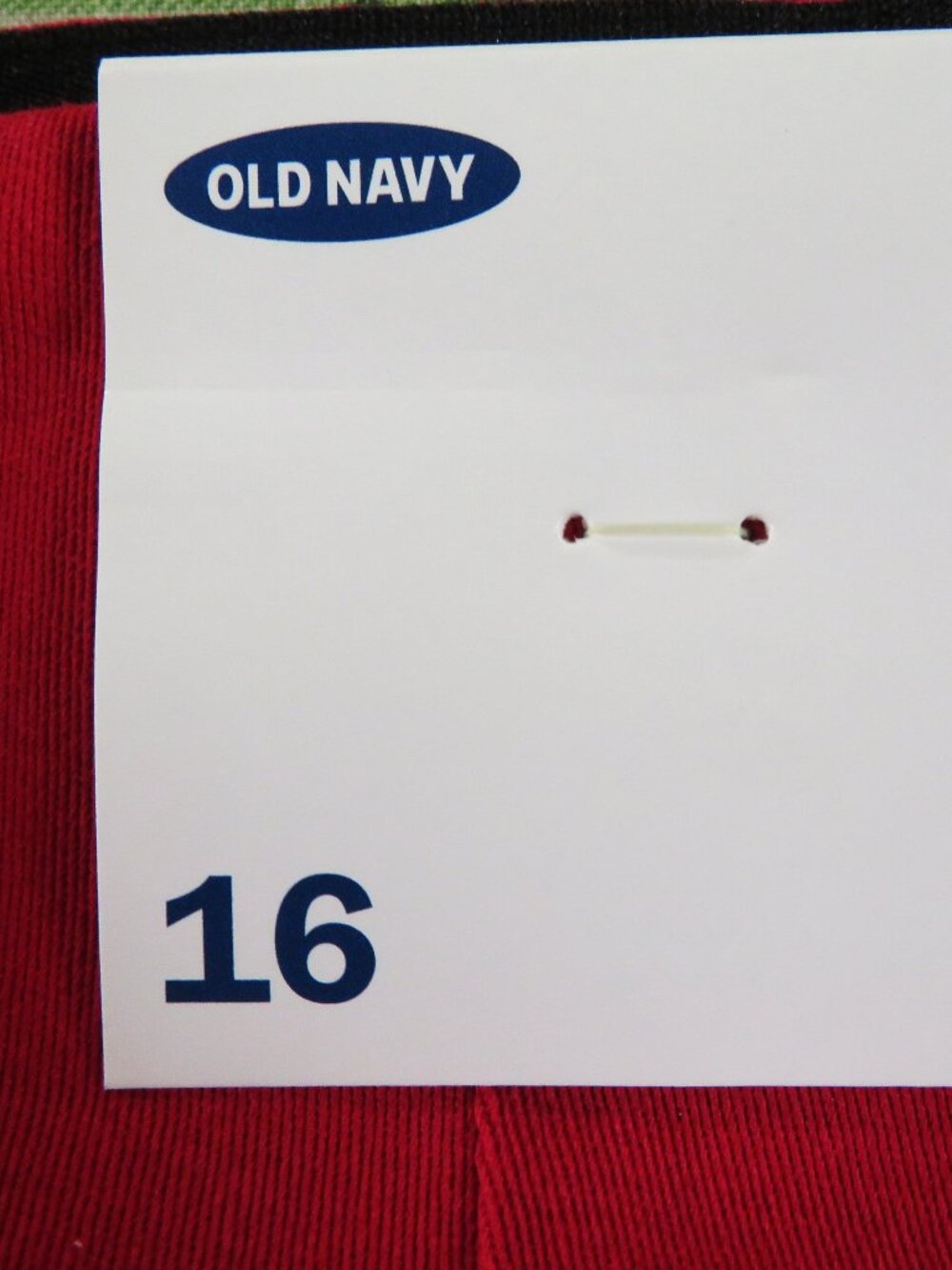 Old Navy 16 High-Rise Ankle Pants Red Solid - Picture 6 of 6
